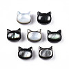 Natural Black Lip Shell Beads X-SSHEL-N032-47-1