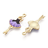 Printed Alloy Pendants ENAM-ZX002-32F-1