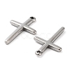 Non-Tarnish 304 Stainless Steel Pendants STAS-L022-379P-2