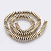 Electroplated Non-magnetic Synthetic Hematite Bead Strand G-E495-08-2