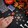 30Pcs Alloy Rhinestone Slide Charms FIND-SC0010-35-3