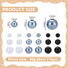 215Pcs 80G ABS Plastic Imitation Pearl Beads KY-HY0001-19A-2