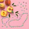 300Pcs 6 Colors Handmade Polymer Clay Beads CLAY-DC0001-03-4