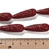 Synthetic Coral Carved Beads Strands CORA-C003-09A-02-5