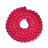 Baking Paint Transparent Glass Bead Strands GLAA-S031-10mm-39-4