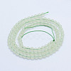 Natural Prehnite Beads Strands G-L478-37-4mm-3