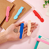 6Pcs 6 Styles Plastic Bookmark Clip AJEW-TA0002-02-7
