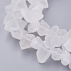 Natural Quartz Crystal Bead Strands X-G-F336-02-1