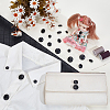 40Pcs 4 Styles 1-Hole PU Leather Buttons DIY-GA0008-32-4