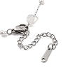 Opalite Nuggets Link Chain Necklaces NJEW-H041-06P-02-3
