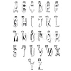 Tibetan Style Alloy Pendants TIBE-S108-108-AS-RS-1