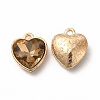 Faceted Glass Rhinestone Pendants GLAA-I051-B02-1