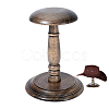 Wood Dome Shaped Stem Hat Rack AJEW-WH0609-778B-1