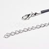 Korean Waxed Polyester Cord Necklace Making NJEW-G284-02P-2
