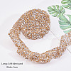 Glitter Resin Hotfix Rhinestone(Hot Melt Adhesive On The Back) OCOR-WH0052-01D-4