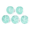 Transparent Spray Painted Glass Beads GLAA-N035-036-C02-2