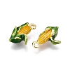 Alloy Enamel Pendants ENAM-N056-404G-2