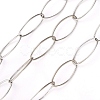 Tarnish Resistant 304 Stainless Steel Paperclip Chains STAS-A048-04P-1