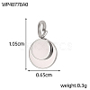 304 Stainless Steel Pendants STAS-OY016-38P-2