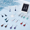 10Pair 304 Stainless Steel Dangle Earring EJEW-WH00001-2