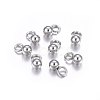 Non-Tarnish 304 Stainless Steel Sphere Charms X-STAS-O107-04P-B-1