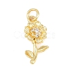 Valentine's Day Brass Micro Pave Clear Cubic Zirconia Pendants KK-D258-07G-06-1