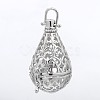 Brass Cage Pendants LS-KK-P026-02P-NR-1