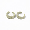 Spray Painted Alloy Cuff Rings RJEW-T011-05-RS-2