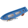 Mediterranean-style Wood Sailboat Miniature Model Decorations DJEW-WH20816-008A-6
