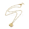 Initial Letter Brass Pendant Necklace NJEW-A015-21G-N-2