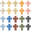 60Pcs 10 Colors Synthetic Lava Rock Beads G-SC0003-37-1