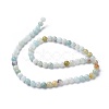 Natural Flower Amazonite Round Bead Strands X-G-D608-4mm-3