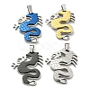 Ion Plating(IP) 304 Stainless Steel Pendants STAS-M329-01-1