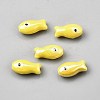 Handmade Porcelain Beads PORC-WH0023-003C-1