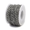 Tarnish Resistant Vacuum Plating 304 Stainless Steel Rolo Chains CHS-H026-08B-P-3