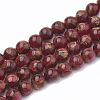 Natural Chalcedony Beads Strands G-S333-10mm-014D-1
