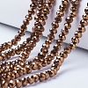 Electroplate Transparent Glass Beads Strands EGLA-A034-T4mm-UA04-1