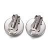 Tarnish Resistant 304 Stainless Steel Clip-on Earring Setting STAS-P249-23A-P-2