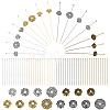 320Pcs Brass Ball Head Pins DIY-ME0002-62-1