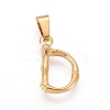 304 Stainless Steel Pendants X-STAS-F235-01G-D-1