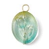 Transparent Glass Pendant PALLOY-JF02256-2