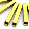 Non-magnetic Synthetic Hematite Rectangle Beads G-M077-02-1