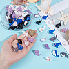 60Pcs 6 Styles Marine Organism Resin Figurines Statues for Home Desktop Decoration RESI-OC0001-70-3