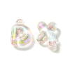 UV Plating Rainbow Iridescent Acrylic Pendants OACR-K003-007F-2
