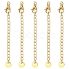 5Pcs 304 Stainless Steel Curb Chain Extender STAS-YW0003-60G-1