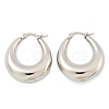 Non-Tarnish 304 Stainless Steel Chunky Hoop Earrings for Women X-EJEW-F280-06E-P-2