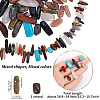 1 Strand Natural Mixed Stone Nuggets Beads Strands G-SC0003-19-2
