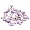 Natural Amethyst Beads Strands G-M408-E01-3