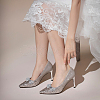 Glass Rhinestone Bowknot Shoe Decorations AJEW-WH0323-24B-10