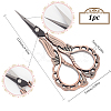 1Pc Stainless Steel Scissors AJEW-SC0002-99B-03-2